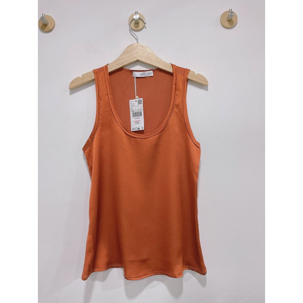 Áo lụa sát nách MNG xuất dư xịn