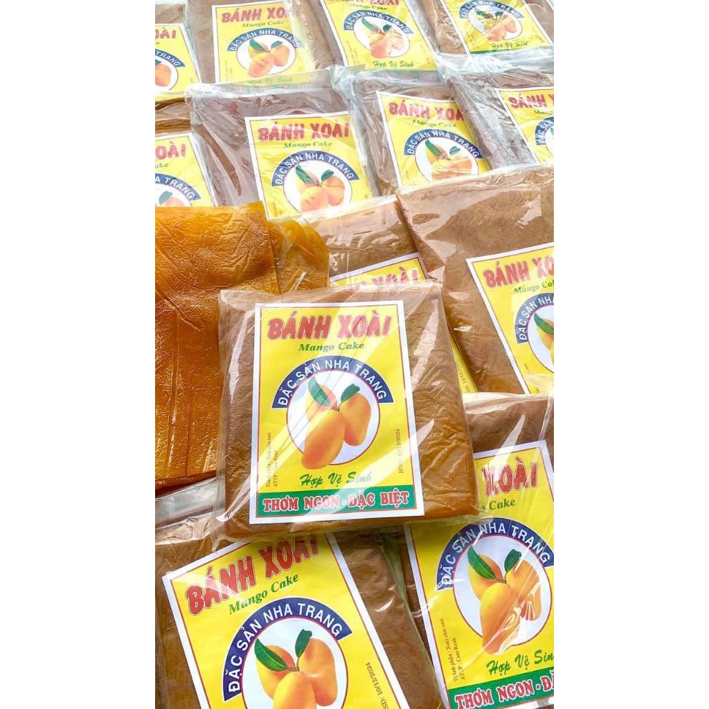 Bánh Xoài Nha Trang, Bánh Tráng Xoài Đặc Sản Nha Trang Loại 1 Sài Gòn Đặc Sản
