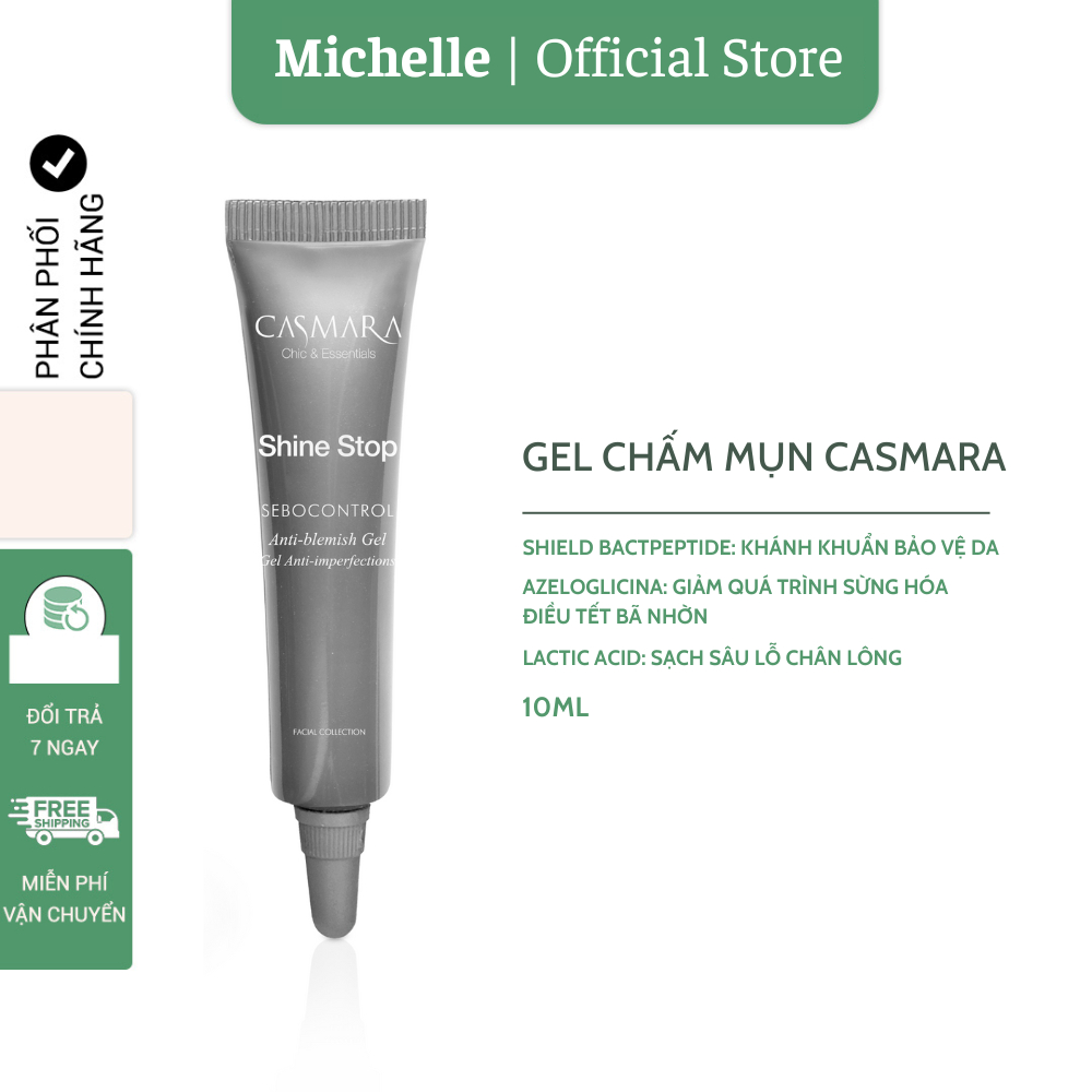 Gel chấm mụn Casmara Sebocontrol giảm mụn điều tiết bã nhờn, mờ thâm