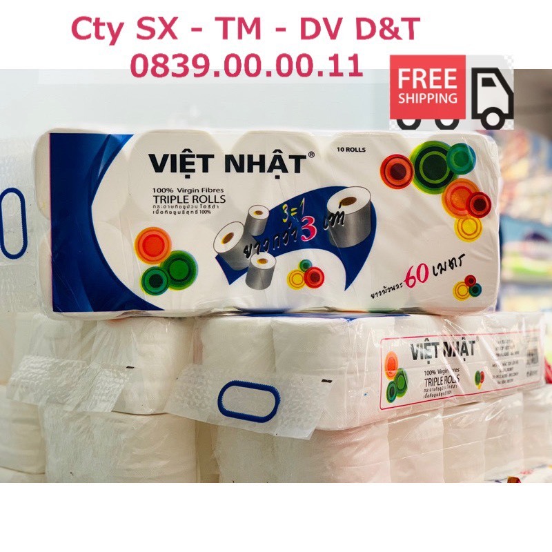 Giấy vệ sinh Việt Nhật Chính hãng 100% 960g