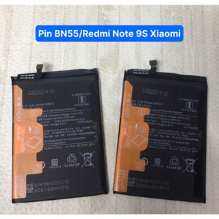 Pin xiaomi BN55/Redmi note 9/note 9s/note 9 pro,mới