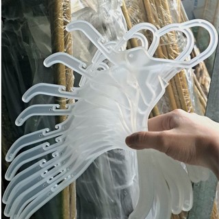 (COMBO 20 CÁI) Móc Quần Áo Trẻ Em Nhựa Dẹt Nhựa Màu Trắng/Đen Tiện Dụng