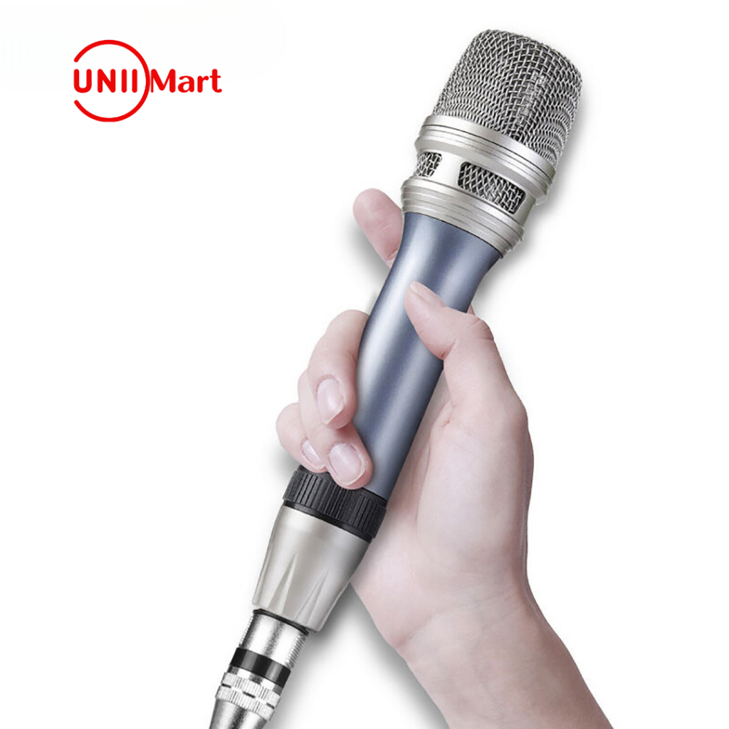 Micro KAW K820 chuyên nghiệp, micro hát Karaoke dây siêu dài, chống hú, chống vọng bắt âm cực nhạy - Bảo hành 1 đổi 1
