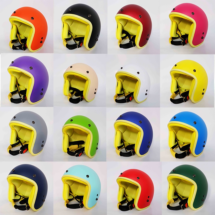 Mũ Bảo Hiểm 3/4 đầu Lót Màu Cao Cấp Như Hình - Hàng CTY-Cam Kết Chất Lượng Giống Hình 100%