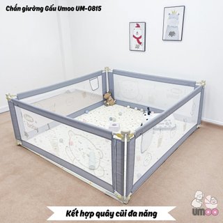 Thanh chắn giường Umoo kiêm quây nhà banh cho bé( Link Hỏa tốc)giá 1 thanh