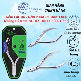 Kềm cắt da , kềm nhặt da inox thép không gỉ kềm nghĩa d.01 chính hãng