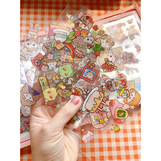 Sticker 50/100/200 tấm tách lẻ không hộp siêu cute