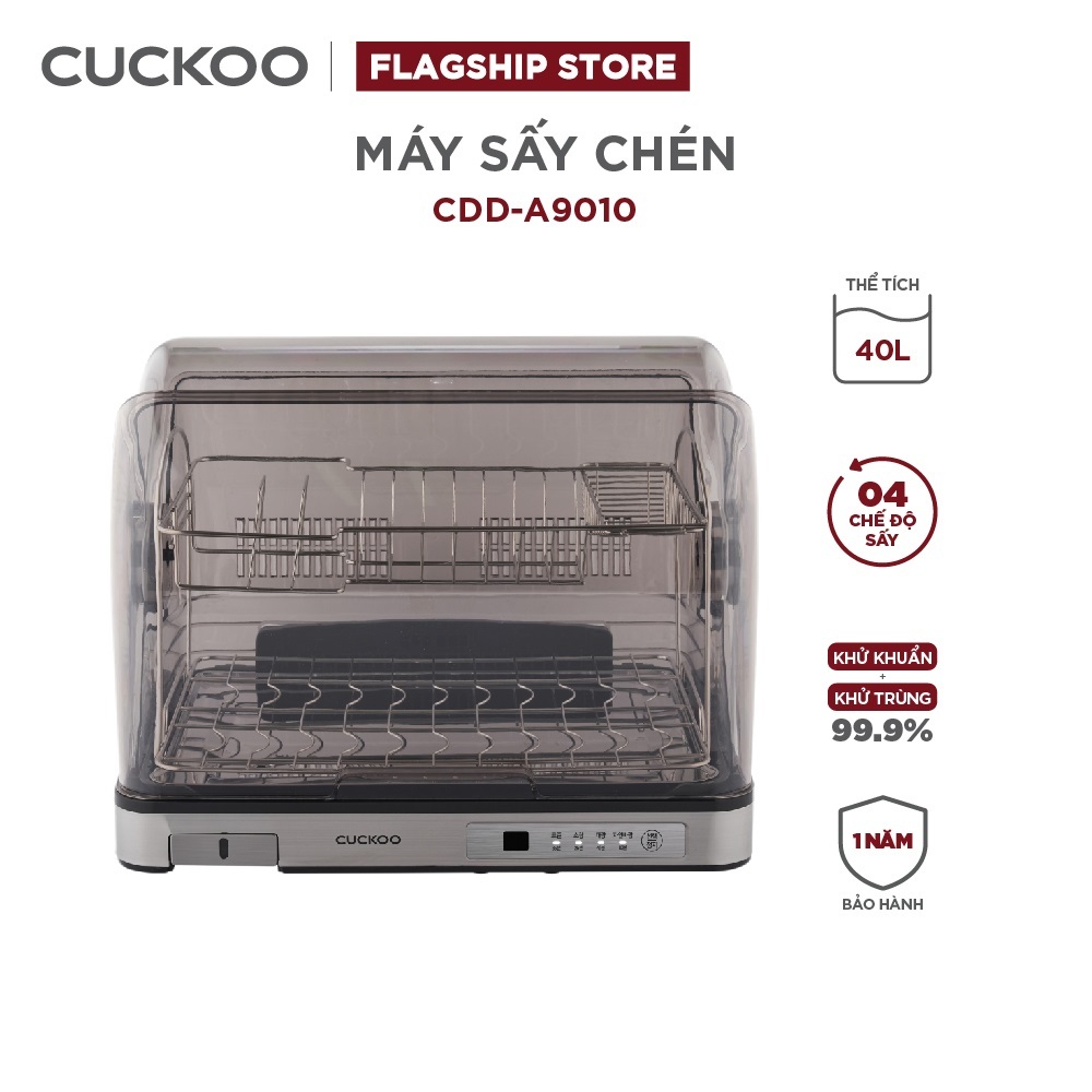 Máy sấy chén CUCKOO 40 lít CDD-A910 công suất 350W - Hàng chính hãng