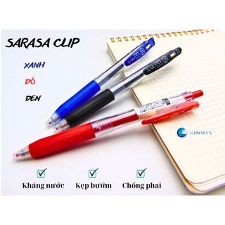 Bút bi gel Zebra Sarasa clip Nhật Bản cỡ 0.5mm - JJ15