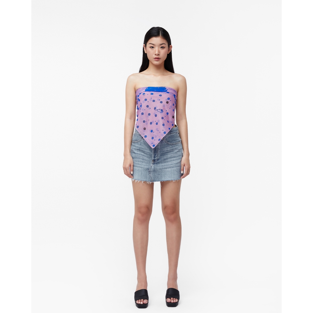 TheBlueTshirt - chân váy ngắn nữ - Y2K Mini Skirt - Light Blue
