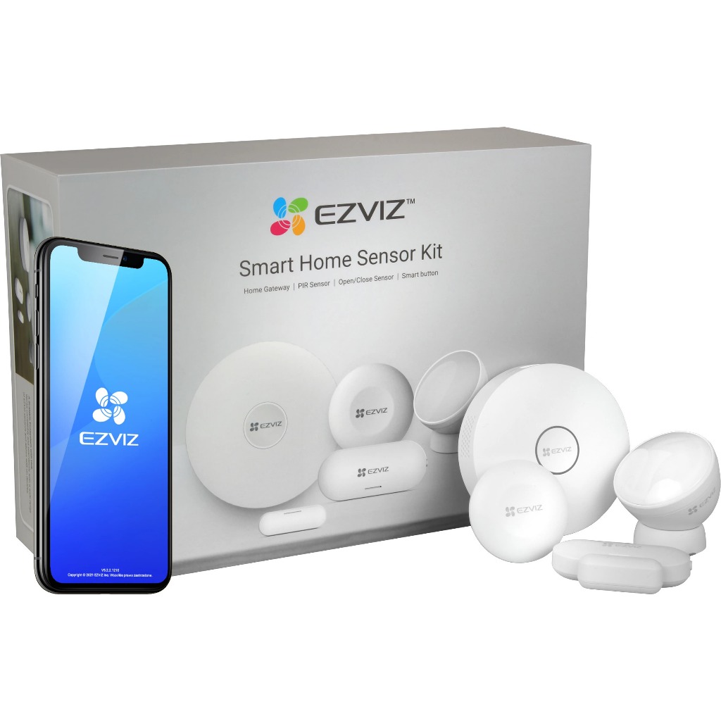 Bộ Báo Động Không Dây Ezviz CS-B1 Sóng Zigbee, Tích Hợp Thông Minh Với Các Camera EZVIZ