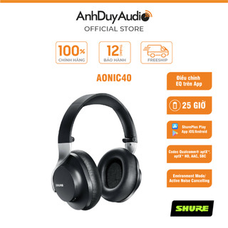 Tai nghe over-ear shure aonic 40 chống ồn chủ động - hàng chính hãng