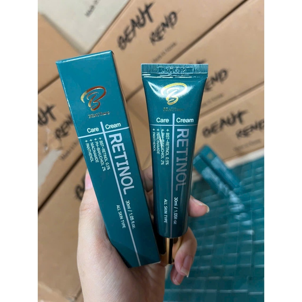 Kem dưỡng trắng da Retinol Bakuchiol BEAUTREND tái tạo collagen, chống lão hóa, mờ thâm hiệu quả