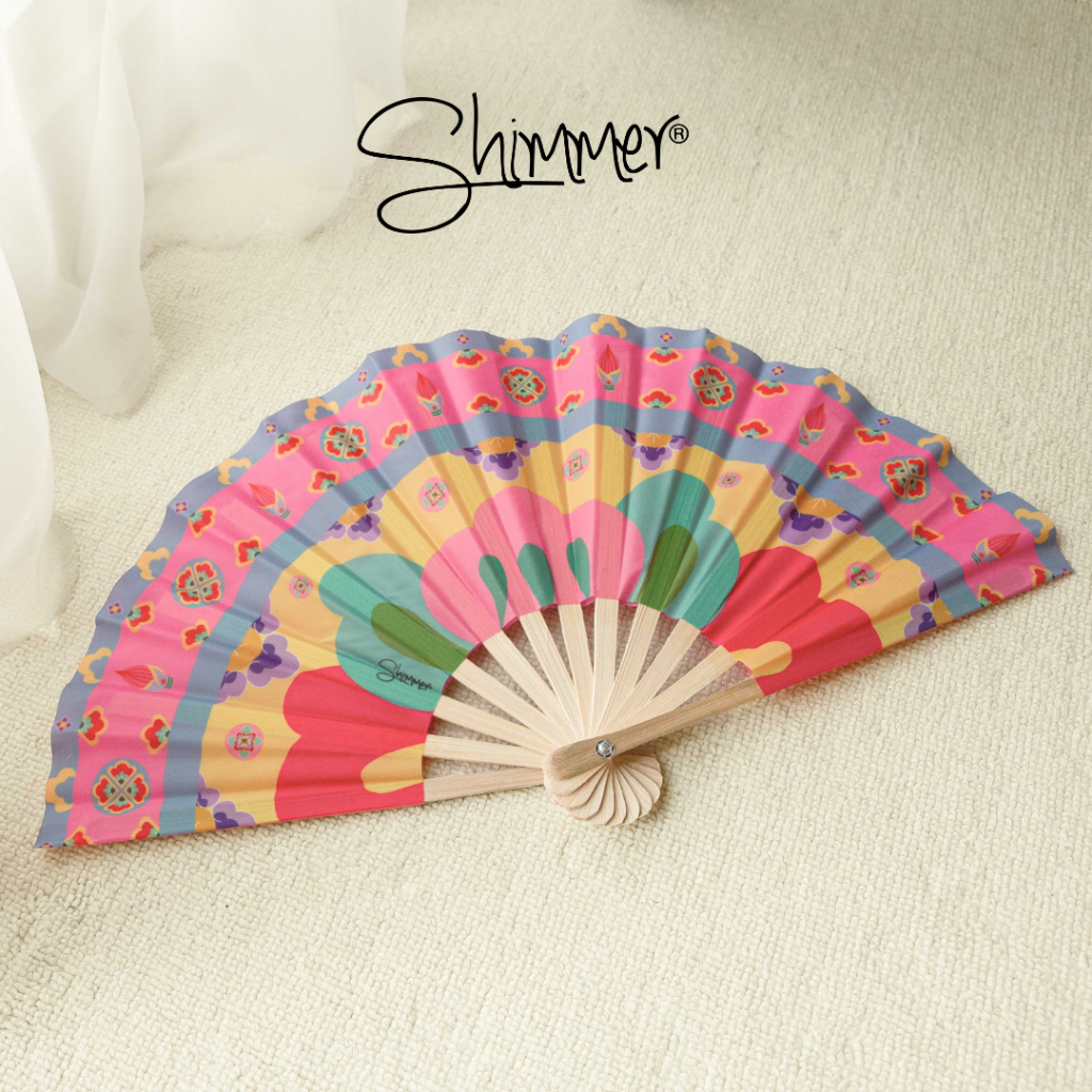 QUẠT GIẤY SHIMMER CẦM TAY