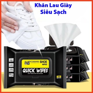 Khăn giấy ướt lau giày 12 khăn, lau siêu sạch, siêu nhanh ,diệt khuẩn, nhỏ gọn, bỏ túi dễ dàng mang theo