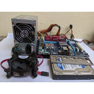 combo main h61, ram 4gb, chip, nguồn, ổ ( full đủ 1 bộ)