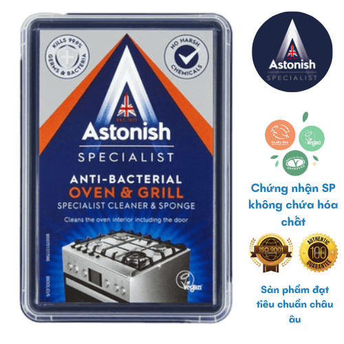 Kem tẩy dầu mỡ cháy khét, vệ sinh lò nướng Astonish C8600