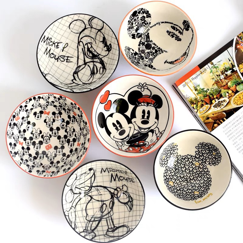 CHÉN/BÁT gốm sứ chuột Mickey - Minnie mouse cho bé