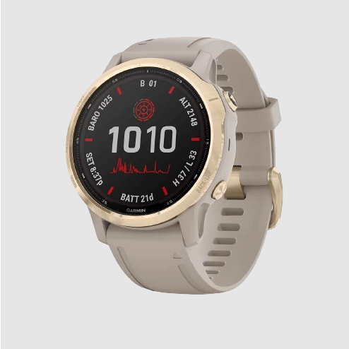 Đồng hồ Garmin Fenix 6S Pro Solar Chính Hãng Màu Gold - Minh Tâm Mobile