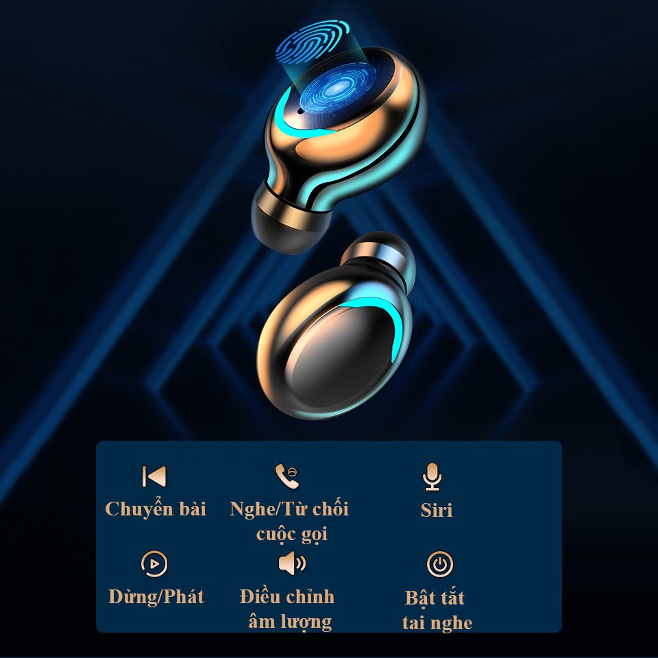 Tai Nghe Bluetooth 5.2 F99 Pro Max, Độc Lạ Bình Dương, pin trâu, âm thanh HD, tai nghe bluetooth dùng cho mọi điện thoại