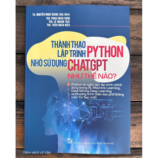 Sách - Thành thạo lập trình Python nhờ sử dụng Chat GPT như thế nào?