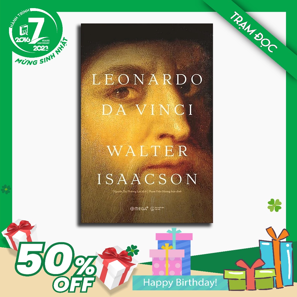 Sách Leonardo Da Vinci (bìa cứng)