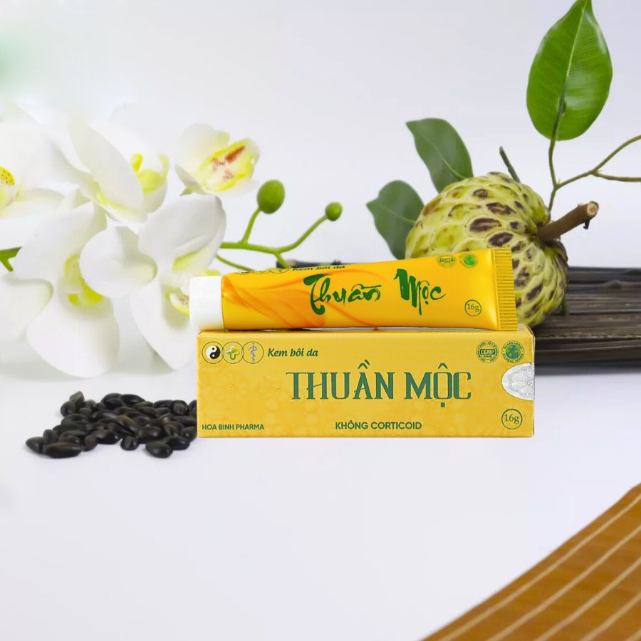 Kem bôi da Thuần Mộc THANH MỘC HƯƠNG 16g chính hãng ngừa hăm da chàm sữa không corticoid