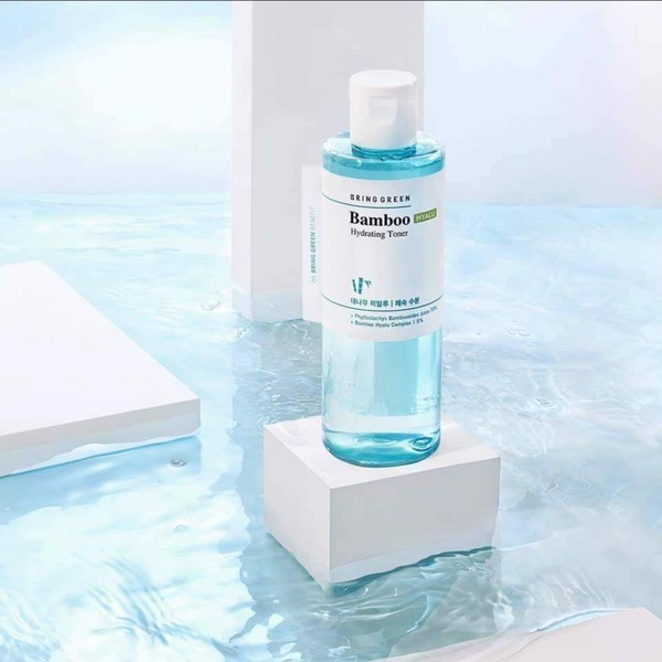 Nước Hoa Hồng Dưỡng Ẩm BRING GREEN Bamboo Hyalu Hydrating Toner 250ml/510ml
