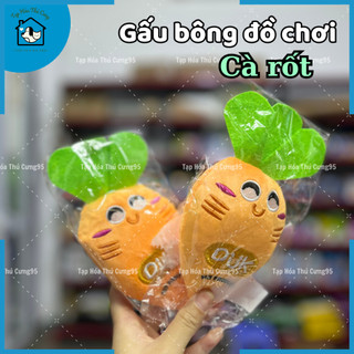 Gấu bông đồ chơi cho chó mèo hình cà rốt