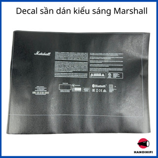 Decal dán đen sần, trắn sần kiểu dáng marsall cho mẫu acton ii, stanmore ii