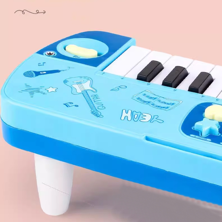 Đàn piano cho bé kèm micro có đèn và nhạc