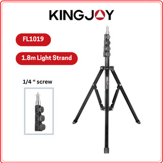 Kingjoy fl1019 - chân đèn gấp ngược, cao tối đa 1.8m
