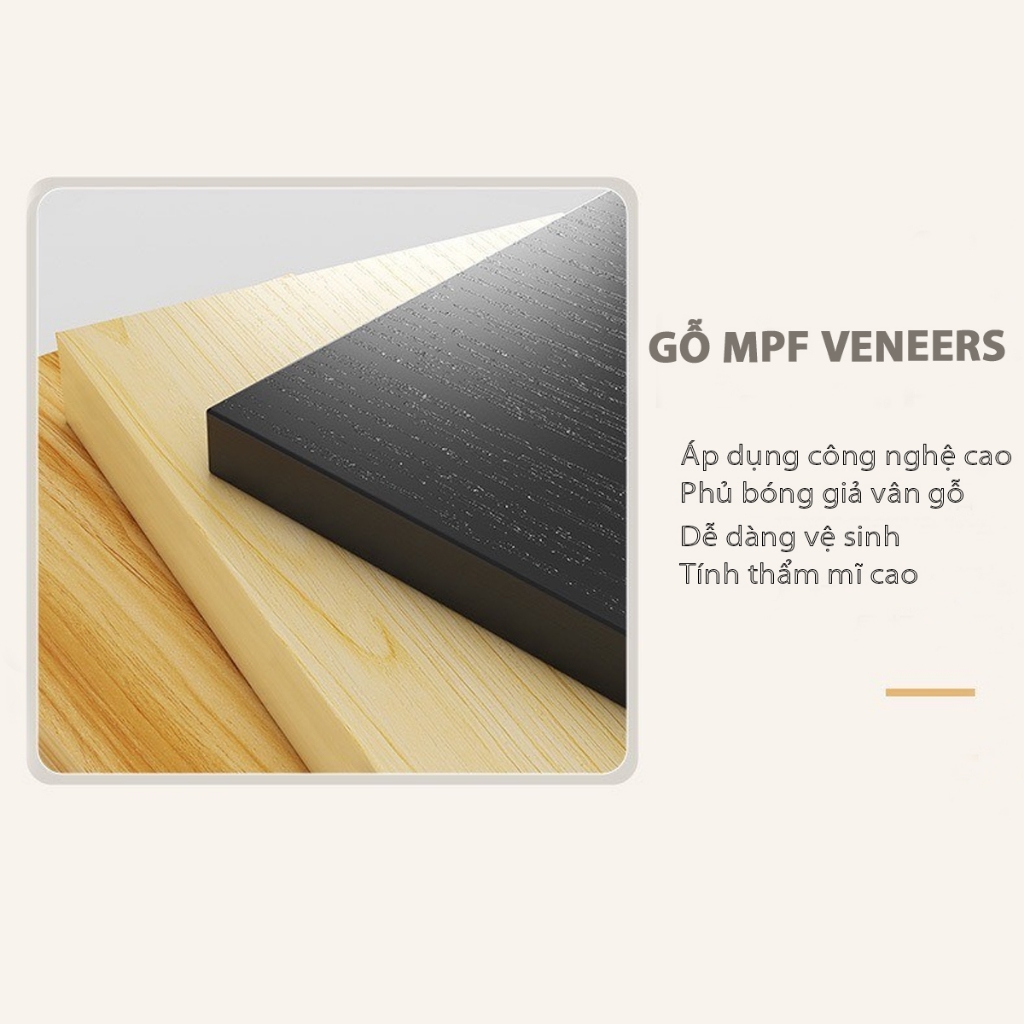 Kệ máy tính laptop JZ02 bằng gỗ cao cấp cho văn phòng và bàn làm việc, 4 màu trang nhã Home Decor Store