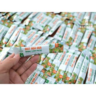Mật Hoa Dừa Hữu Cơ Sokfarm gói stick 15gr tiện lợi