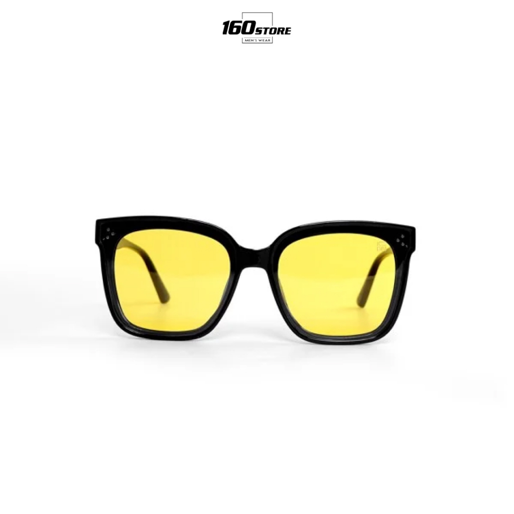 Kính râm ICON DENIM Cat-Eye In Black & Yellow giúp hạn chế ánh sáng loá và tia UV có hại - KIID0010