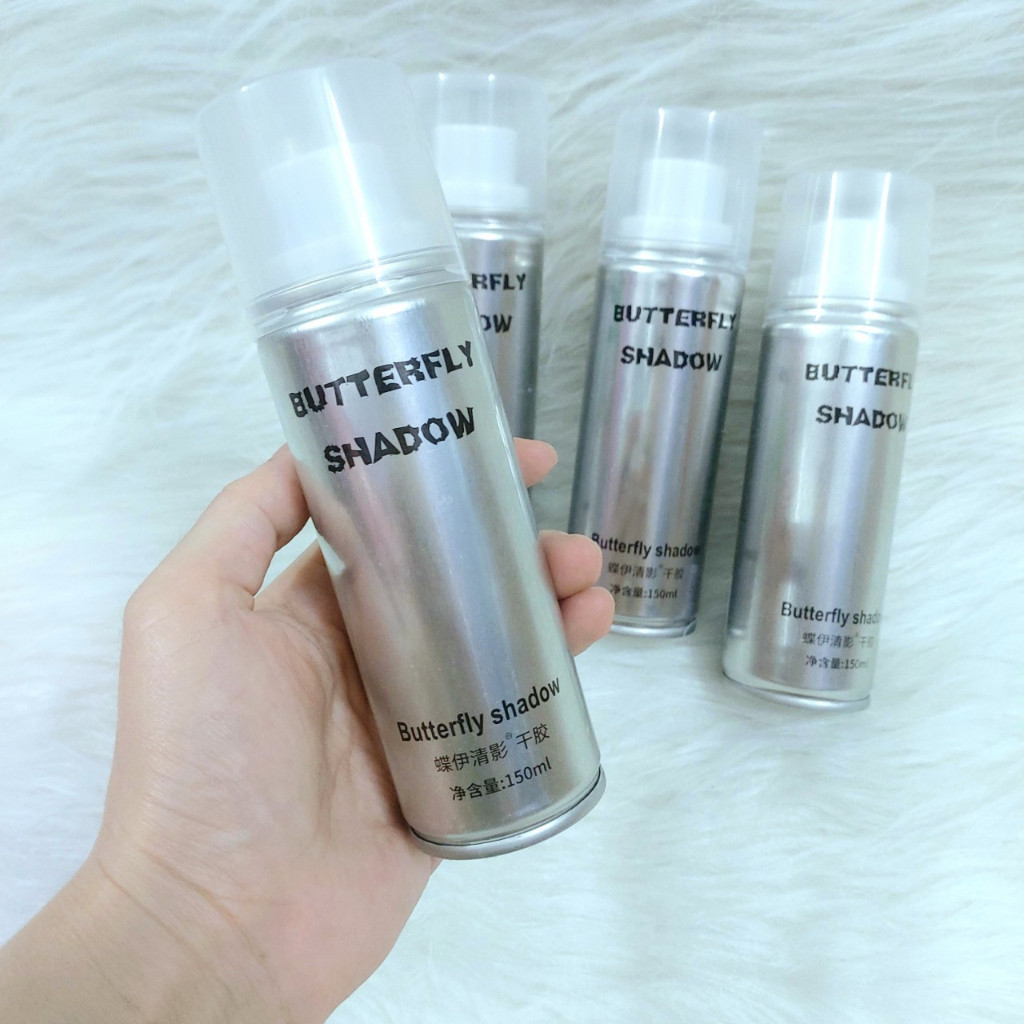Keo xịt tóc Butterfly Shadow 150ml (Keo Bạc)