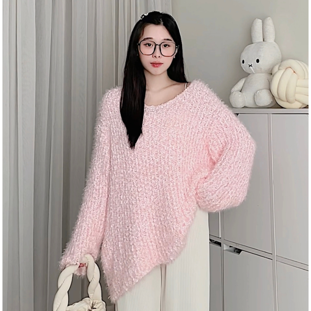 Áo len tay dài  nữ chất vải len dệt bông siêu mịn KIYU 10625 - Jemcloset