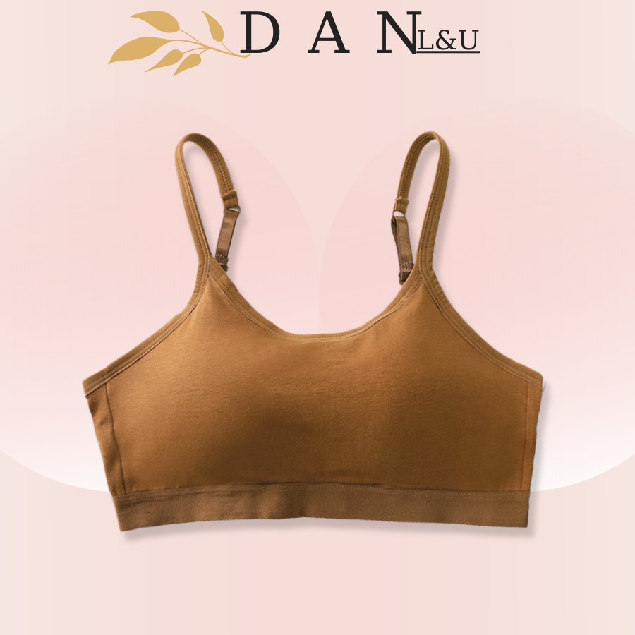 Áo Ngực Cotton Có Mút Bàn Tay Co Dãn Cài Sau DAN L&U 9188