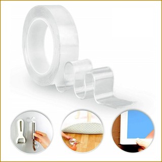 Băng Keo Siêu Dính Ma Thuật NANO 2 Mặt Trong Suốt - Dán Trên Mọi Bề Mặt, Mọi Chất Liệu