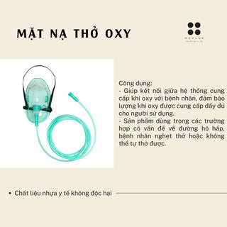 Mặt nạ thở oxy (mask oxy không túi) 1 cái