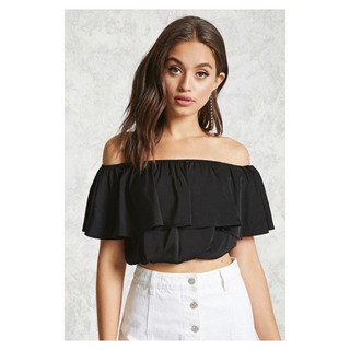 áo croptop F21 trễ vai xuất xịn