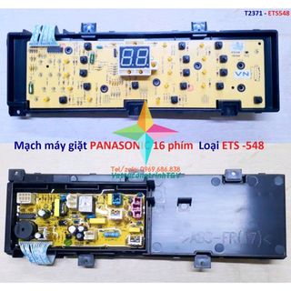 Board mạch 16 phím ETS-548 thay thế cho máy giặt PANASONIC hãng