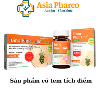TRÀNG PHỤC LINH- HỖ TRỢ GIẢM HỘI CHỨNG RUỘT KÍCH THÍCH, CO THẮT ĐẠI TRỰC TRÀNG
