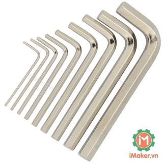 Cây lục giác, bộ lục lăng 6 cạnh mở ốc lục giác size 1.5mm 2mm 2.5mm 3mm 4mm 5mm 6mm