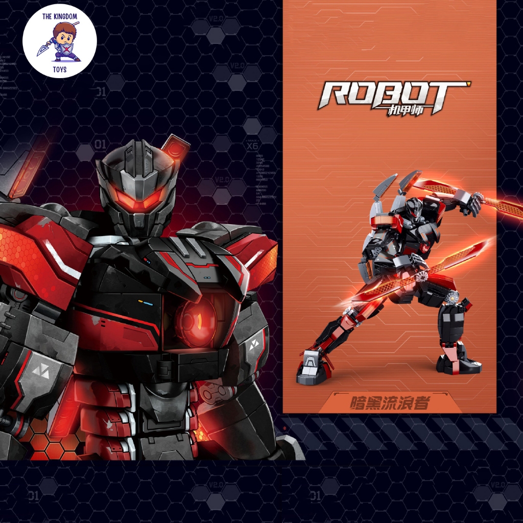 Đồ Chơi Lắp Ráp Mô Hình Robot Jaeger Gipsy Avenger - Dark Wanderer Người Máy Chiến Đấu Mecha B1120