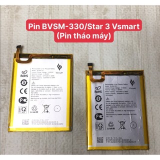 Pin V330A/Star 3 VSMART (pin cũ bóc máy )