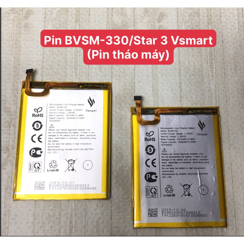 Pin V330A/Star 3 VSMART