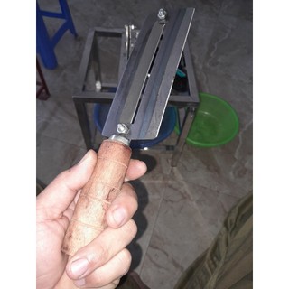 Dao dóc mía 2 lưỡi bằng thép rất sắc bén