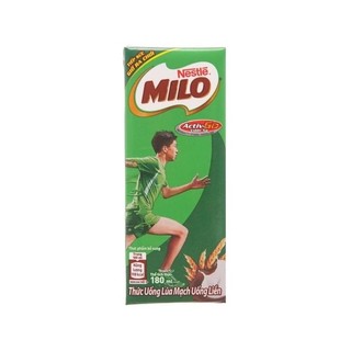 Lốc 4 hộp Milo lúa mạch 110ml, 180ml