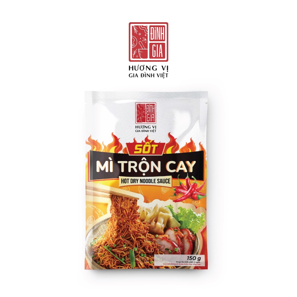 Sốt mì trộn Đỉnh Gia (cay hoặc không cay) 150g